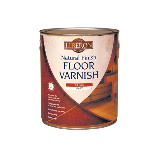Liberon Natural Finish Floor Varnish Clear Matt 2.5 Litre
