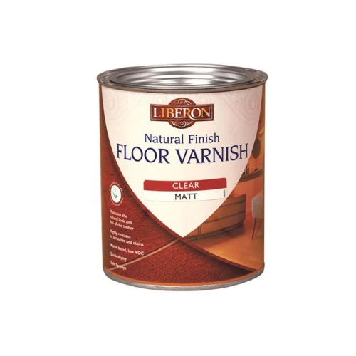 Liberon Natural Finish Floor Varnish Clear Satin 2.5 Litre