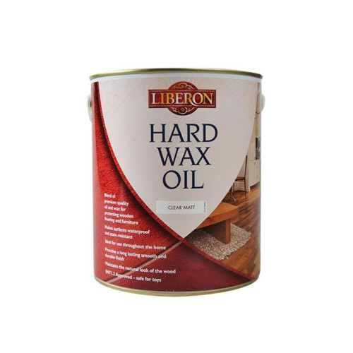 Liberon Hard Wax Oil Clear Matt 2.5 Litre