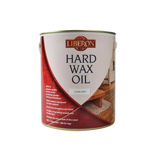 Liberon Hard Wax Oil Clear Matt 2.5 Litre