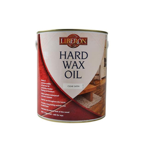 Stalbridge Building Supplies Ltd Liberon Hard Wax Oil Clear Satin 2.5