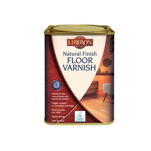 Liberon Natural Finish Floor Varnish Clear Matt 1 Litre