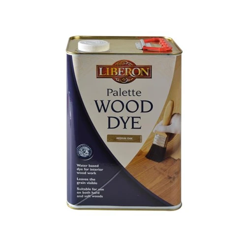 Liberon Palette Wood Dye Medium Oak 5 Litre