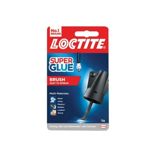 Loctite Super Glue Liquid, Brush Bottle 5g