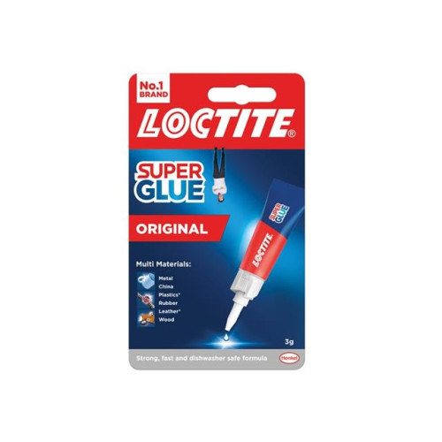Loctite Super Glue Liquid, Tube 3g