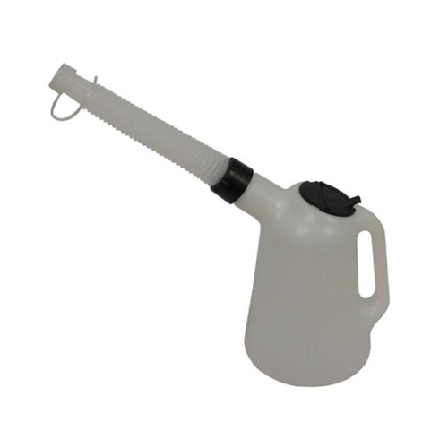 Lumatic Polythene Oil Measure Jug With Spout 5 Litre