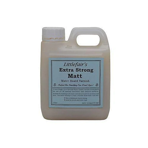 Littlefair's Water Based Varnish Extra Strong Matt 2.5ltr