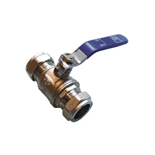15mm Lever Valve Blue