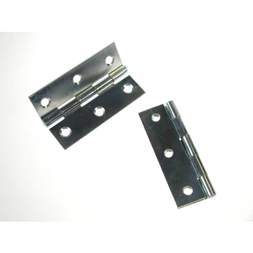 1838 Light Steel Butt Hinge 1 1/2" (Pair)