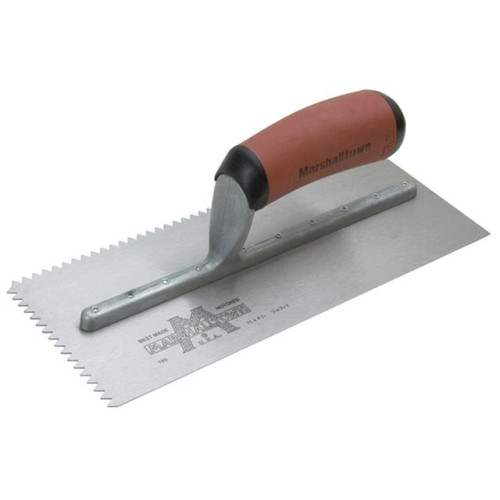701SD V Notched Trowel - Durasoft Handle