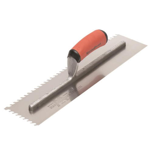 Marshalltown LayFlat 13mm Notch Trowel 16 x 4in 