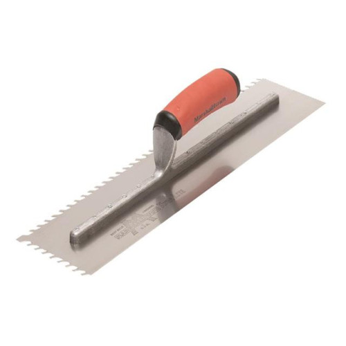 Marshalltown LayFlat 6mm Notch Trowel 16 x 4in