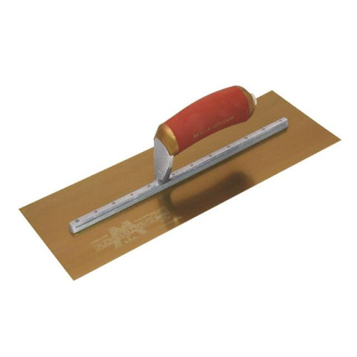 MPB13GSD Pre Worn Plasterers Trowel Gold Stainless Steel 13 x 5in