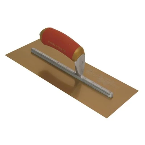 Marshalltown MPB1GSD Pre-Worn Plasterers Trowel Gold Stainless Steel 11 x 4.1/2in