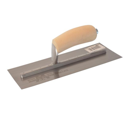 MXS1 Finishing Trowel - Wooden Handle 11 x 4.1/2in