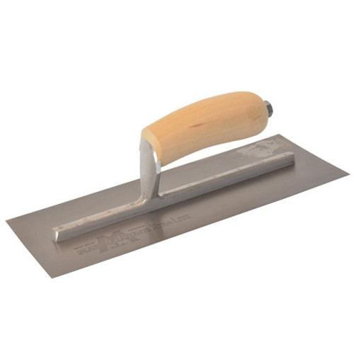 Marshalltown MXS2 Finishing Trowel - Wooden Handle 11.1/2 x 4.1/2in
