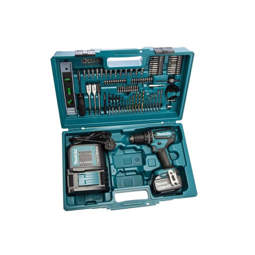 Makita DHP485STX5 Brushless Combi Drill 18V 1 x 5.0Ah Li-ion + 101 Piece Bit Set
