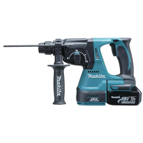 Makita DHR242RTJ SDS Plus BL Hammer Drill 18V 2 x 5.0Ah Li-ion