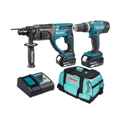 Makita DLX2025T LXT Combo Kit 18V 2 x 5.0Ah Li-ion