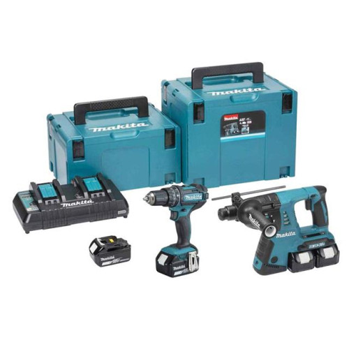 Makita DLX2137PTJ LXT Twin Pack 18V 4 x 5.0Ah Li-ion