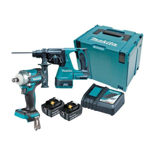 Makita DLX2372TJ Twin Pack 18V 2 x 5.0Ah Li-ion