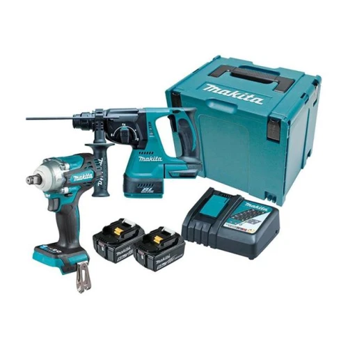 Makita DLX2372TJ Twin Pack 18V 2 x 5.0Ah Li-ion