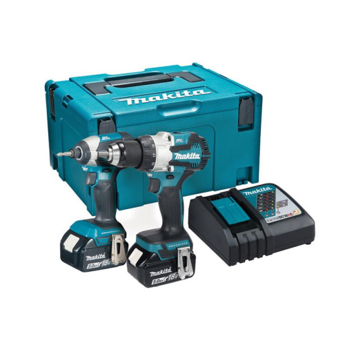 Makita DLX2507TJ LXT Brushless Combo Kit 18V 2 x 5.0Ah Li-ion