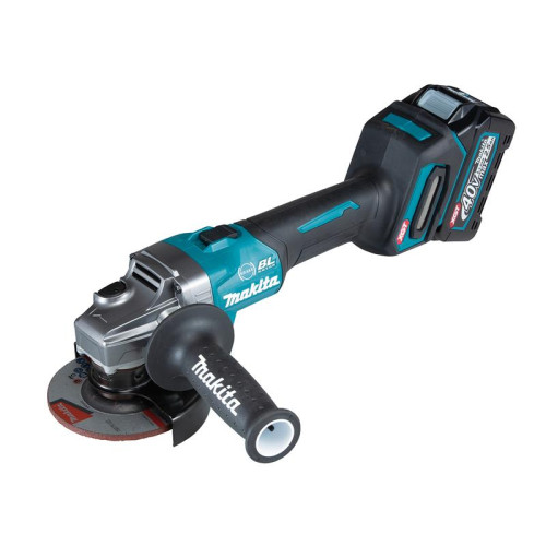 Makita GA004GD201 XGT® 40Vmax BL Angle Grinder 115mm 40V 2 x 2.5Ah Li-ion
