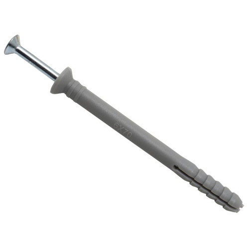 Masonmate Nylon Hammer-In Fixing 6 x 70mm (100)