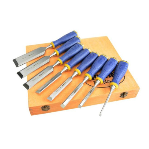 Irwin Marples ProTouch Bevel Edge Chisel Set of 8