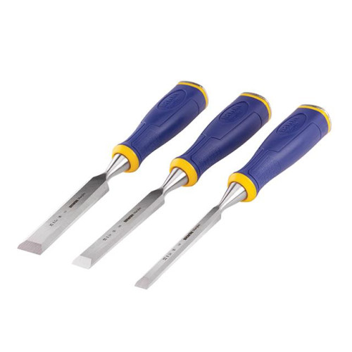Irwin Marples MS500 All-Purpose Chisel ProTouch Handle Set 3: 12, 19 & 25mm
