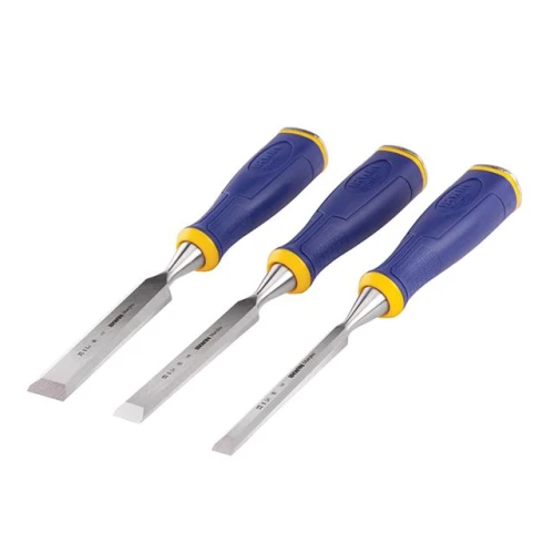 Irwin Marples MS500 All-Purpose Chisel ProTouch Handle Set 3: 12, 19 & 25mm