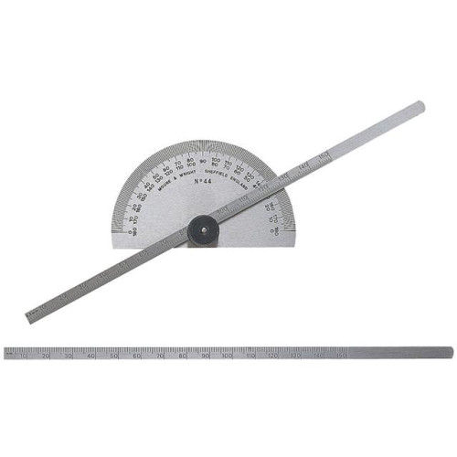 Moore & Wright Protractor Type Depth Gauge Metric/Imperial