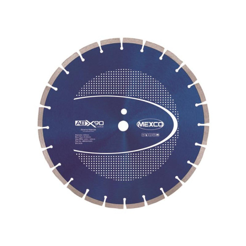 Mexco Abrasive Materials X90 Grade Diamond Blade 350 x 20mm