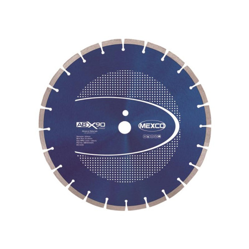 Mexco Abrasive Materials X90 Grade Diamond Blade 350 x 25mm