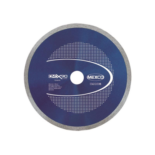 Mexco X90 Grade Ceramic Materials Diamond Blade 180 x 22mm