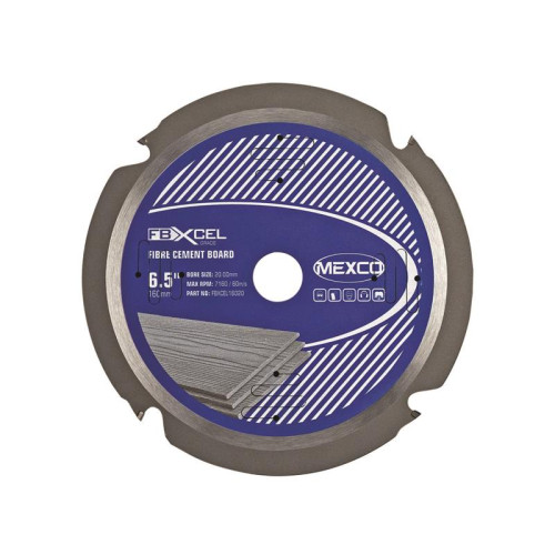 Mexco Fibre Cement Board PCD Blade 160 x 20mm x 4T