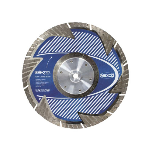 Mexco FCXCEL Grade Flush Cut Diamond Blade 230 x 22mm