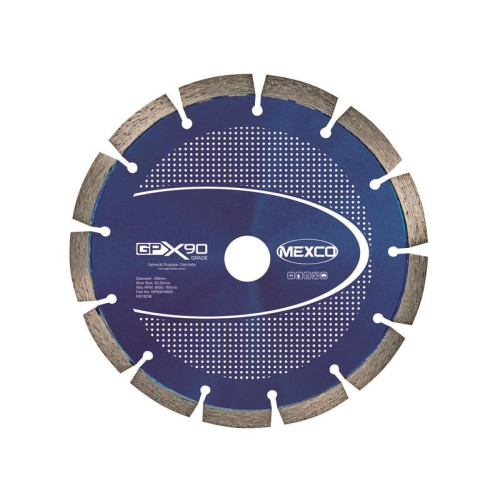 Mexco GPX90 Concrete Diamond Blade 180 x 22mm