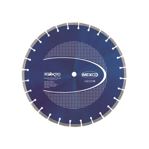 Mexco GPX90 Concrete Diamond Blade 400 x 20mm