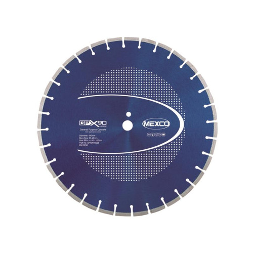 Mexco GPX90 Concrete Diamond Blade 450 x 25.4mm
