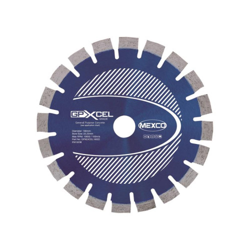 Mexco XCEL GRADE Concrete Diamond Blade 180 x 22mm