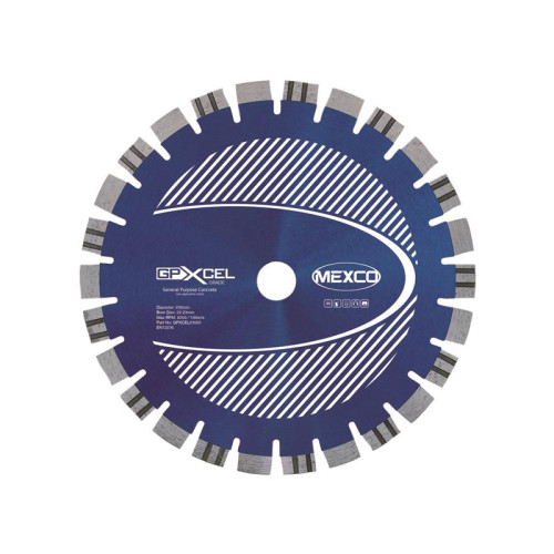 Mexco XCEL GRADE Concrete Diamond Blade 250 x 22mm