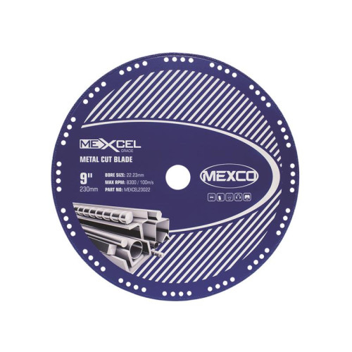 Mexco XCEL Grade Metal Cut Diamond Blade 230 x 22mm