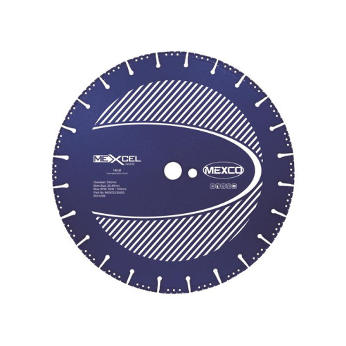 Mexco XCEL Grade Metal Cut Diamond Blade 350 x 25.4mm