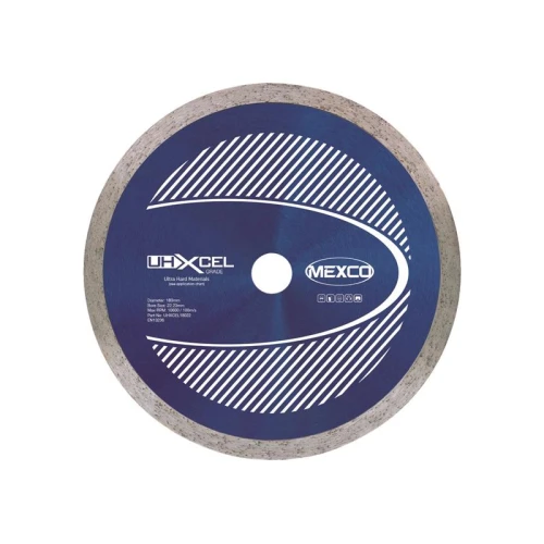 Mexco UHXCEL Ultra Hard Materials Diamond Blade 180 x 22mm