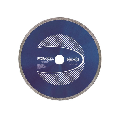 Mexco UHXCEL Ultra Hard Materials Diamond Blade 200 x 25.4mm