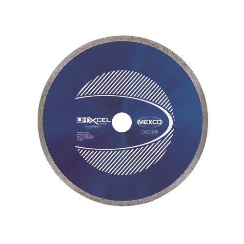 Mexco UHXCEL Ultra Hard Materials Diamond Blade 200 x 25.4mm