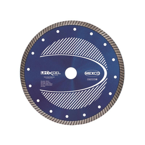 Mexco UHXCEL Ultra Hard Materials Diamond Blade 230 x 22mm