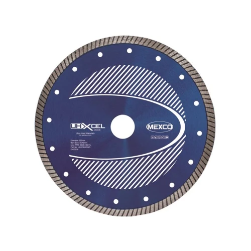 Mexco UHXCEL Ultra Hard Materials Diamond Blade 230 x 25.4mm